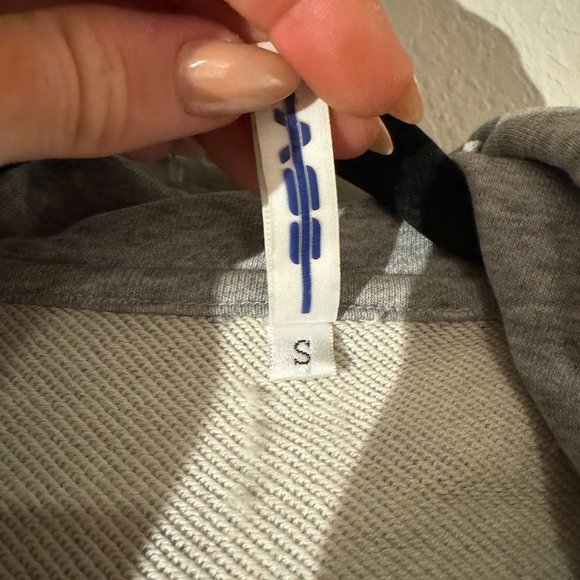 Adam Sellman Sport - Grey Cropped Zip Hoodie - Small - Picture 5 of 6